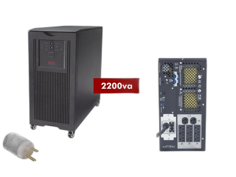 SUA2200XLM -- 2200va APC SUA SmartUPS XL (120v -Mobile Tower) - Refurbished